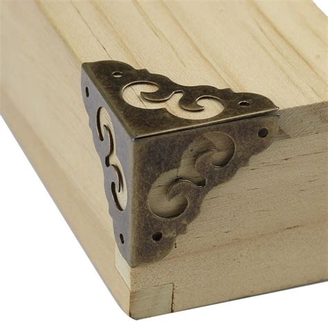 metal corner for wood box|decorative metal corners for wood.